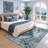 Boho Crocodile Print 5x7 Washable Area Rugs for Living Room, Vintage Soft Rug for Bedroom Dining Room, Non-Slip Low Pile Large Indoor Carpet for Office Playroom-130007664