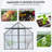 Double Door Polycarbonate Greenhouse Raised Base And Anchor Aluminum Heavy Duty Walk-In Greenhouses-123283232-123283231