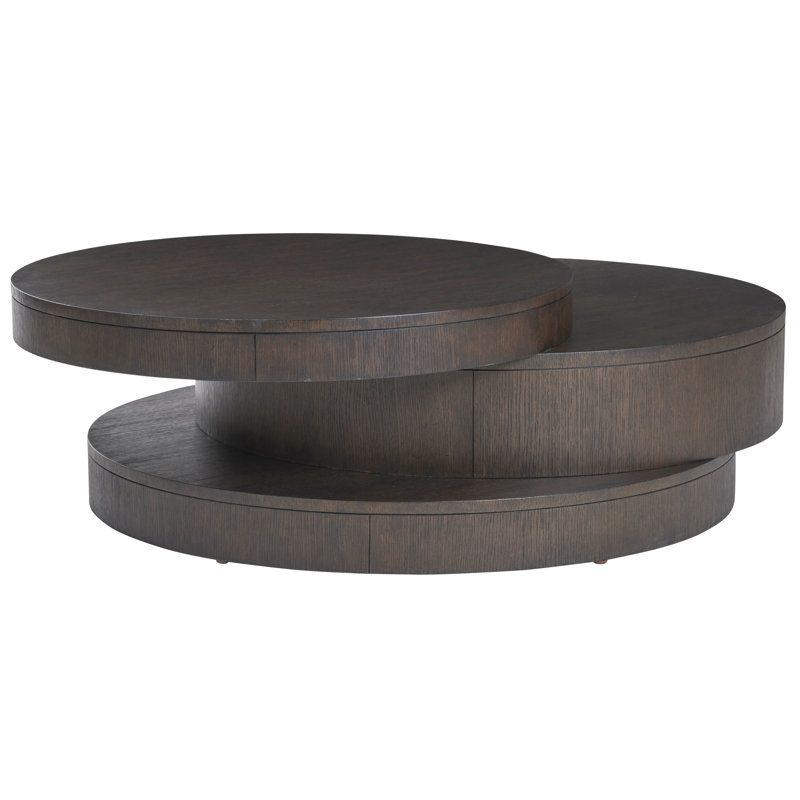 Carmel Solid Wood Cocktail Table, Dark Mocha
