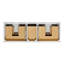   Base de meuble-lavabo mural 60 po West en blanc chaud West-125821697
