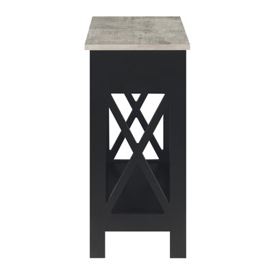 Gerde End Table and Built-In Outlets