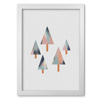 Pastel Trees - No Frame Print