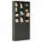 71" Tall Bookcase With 2 Doors And 3 Drawers, 31.5" Wide Bookshelf With 4 Adjustable Shelves For Study-2032792722