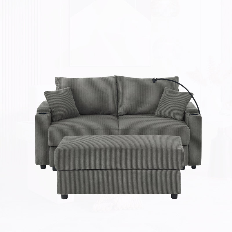 Canapé moderne avec repose-pieds et repose-pieds Modern
