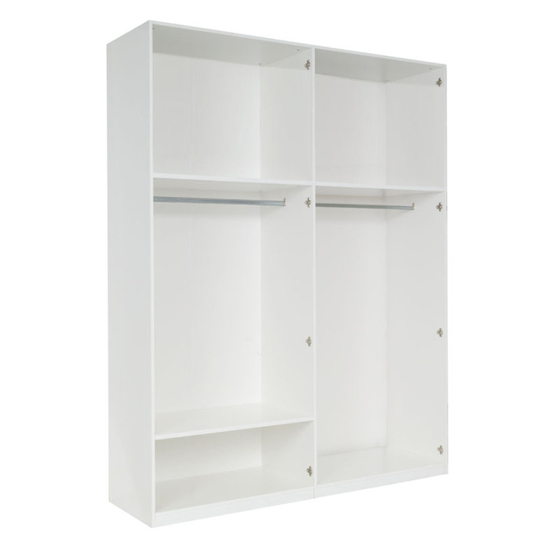Wylo 3 Door Manufactured Wood Wardrobe