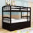Ehrfried Kids Twin Over Twin Bunk Bed with Trundle with Drawers-67527625