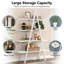 165.1 cm H x 91 cm W Steel Etagere Bookcase-477519343