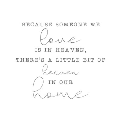 Because Someone We Love - Wrapped Canvas Print