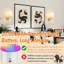 Applique murale à piles avec télécommande, ensemble de deux appliques murales à piles à intensité variable, lampe murale d'intérieur sans fil avec ampoule rechargeable pour le salon de la chambre à coucher-2077944470