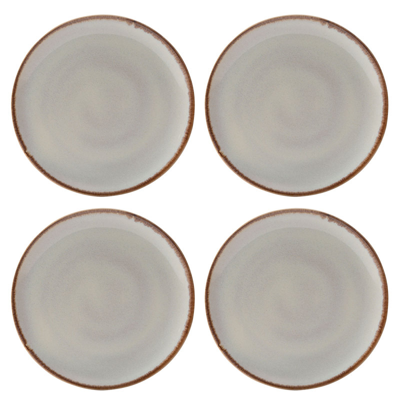 Reactive Dinnerware Dinner Plates, Beige