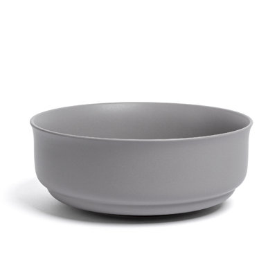 over&back Rimmed Semi Hand-Finished Stoneware 10" Serving Bowl