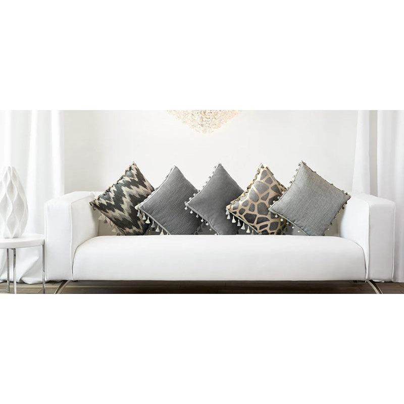 Pebble Plush Throw Square Pillow Cover & Insert
