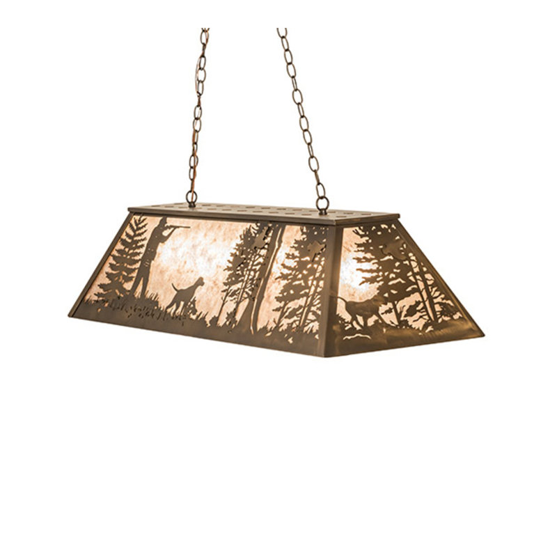 Quail Hunter W/Dog 6 - Light Pendant