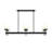 Rigsby Six-Light Matte Black Linear Chandelier-127380319