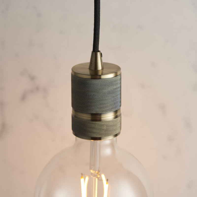 Waddell 1 - Light Bulb Pendant, Brass