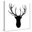 «Deer Head Silhouette», impression-31477145-31935677