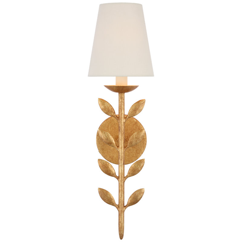 Avery 1 - Light Wallchiere, Antique Gold Leaf