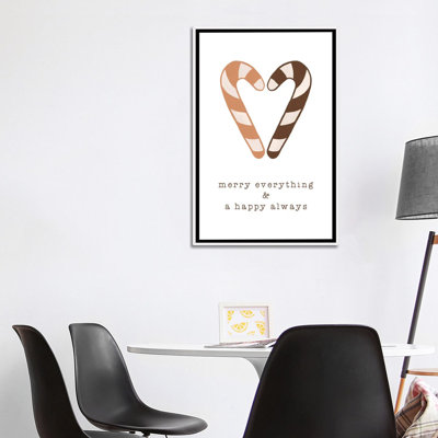 "Merry everything & a Happy always" par Orara studio-impression d’art textuel