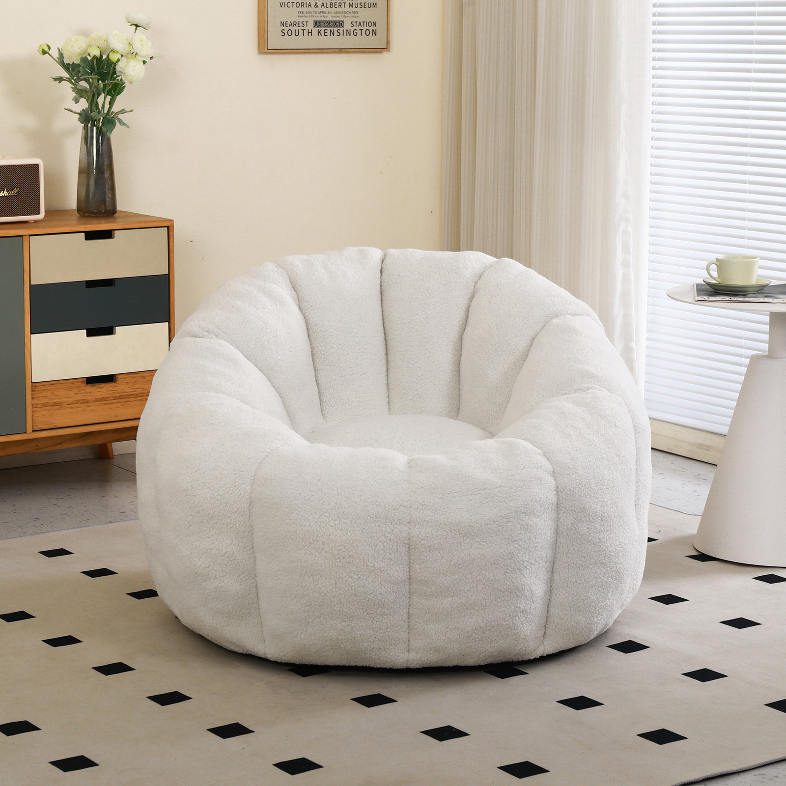 Trule Bean Bag Chairs For Adults, Comfy Beanbag Giant Bean Bag Chair With Spacious Design Bean Bag Couch With Armrest, Large Bean Bag Chair With Memory Foam Filler For Living Room Bedroom | Wayfair
