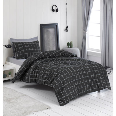 Ensemble de housse de couette 100% coton Dukie