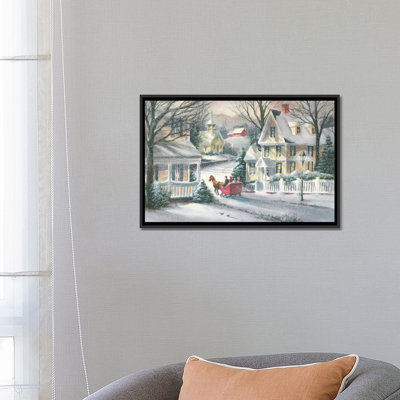 " Village Sleigh Ride " Print