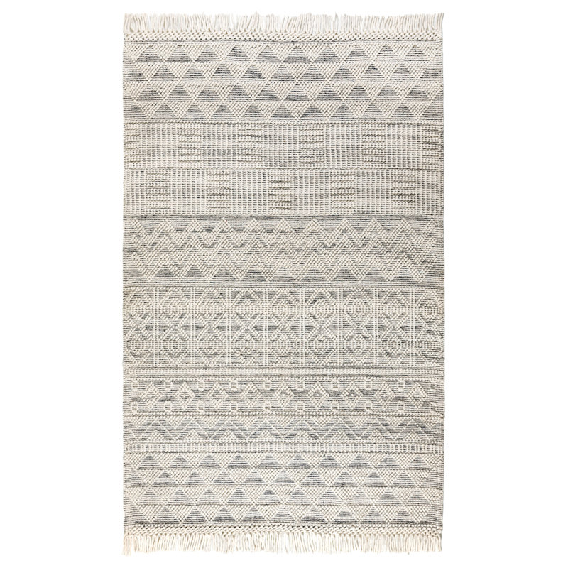 Gunhilda Moroccan Hand Woven Area Rug, Rectangle 160 x 220cm