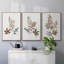 Autumn Leaves I, reproduction encadrée sur toile 3 pièces-91891266-91891265