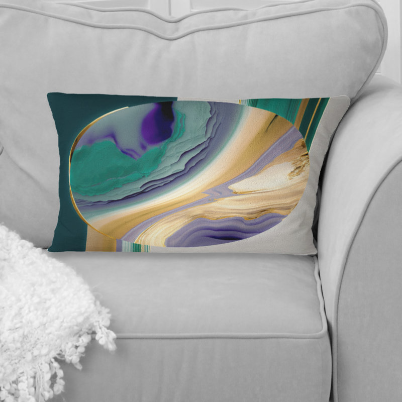 Coussin Bold Expression Art II - Abstract Spirals