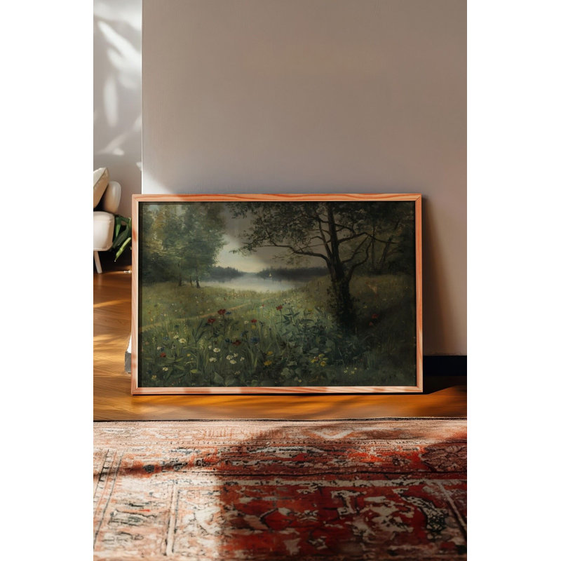 Peinture décorative encadrée