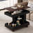 U-Can Adjustable End Table With Wheels, Modern Multifunctional Sofa Side Table With Lift-Top, 360°Rotating Top And Storage Space For Living Room, Small Space-530937723