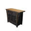 Antique Distressed Elm Altar Cabinet