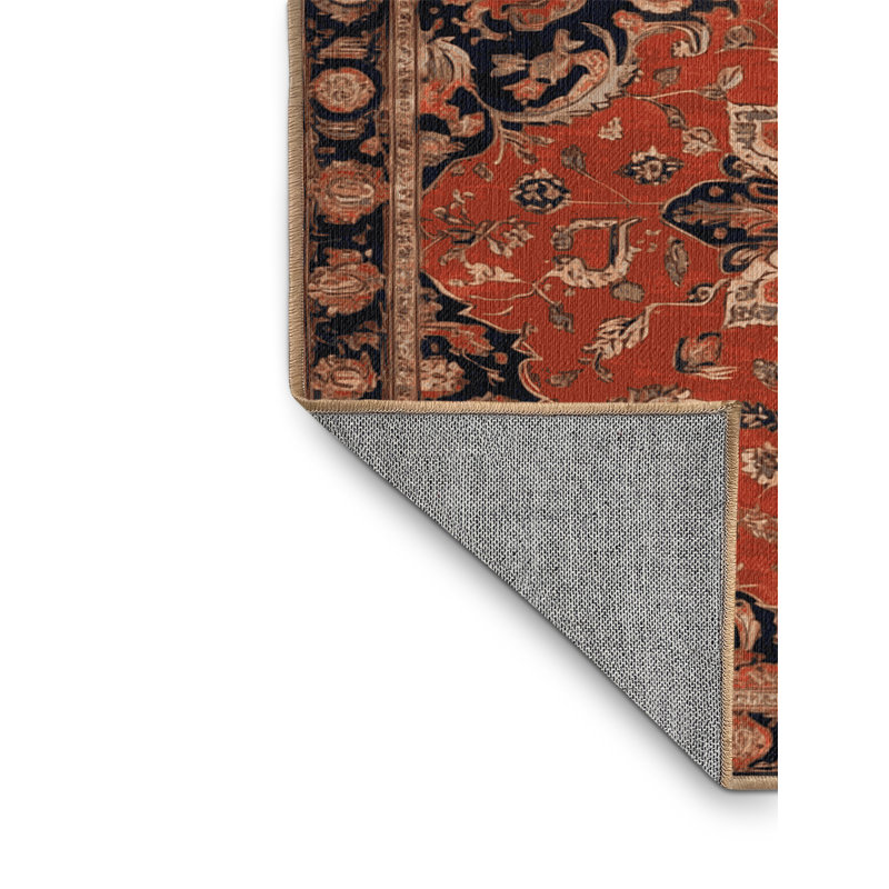 Tapis brun lavable à la machine
