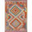 Multicolor Kilim Oriental Accent Rug 3x4