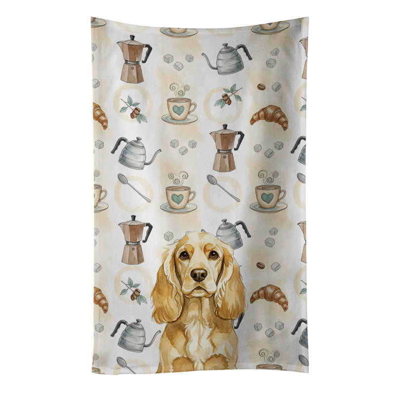 Serviette de cuisine Buff Cocker Spaniel, Épagneul cocker Buff