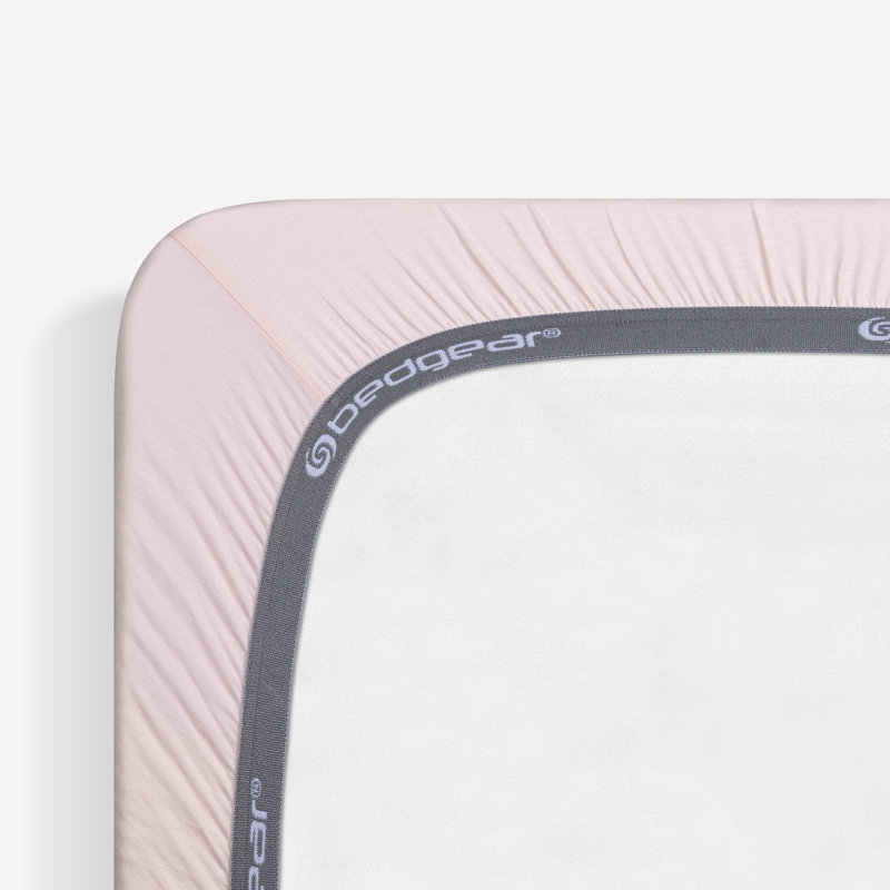 Drap de lit pour bébé Bed-Gear Performance - chaleur sans surchauffe - sensation classique sans démangeaison, Rose