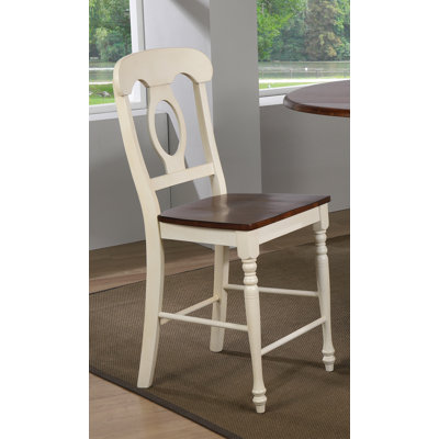 Azizi Solid Wood 24" Bar Stool by One Allium Way