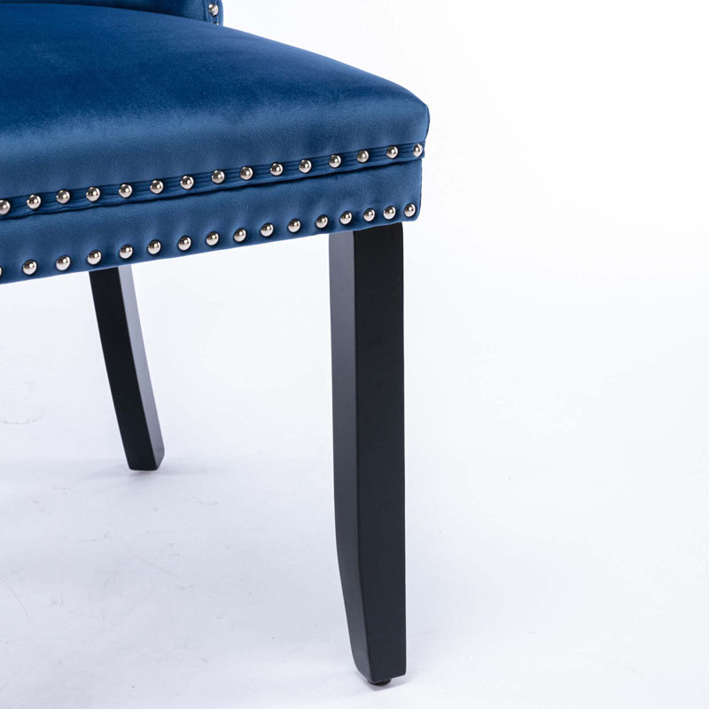 Chaise d'appoint Harpriya, Bleu