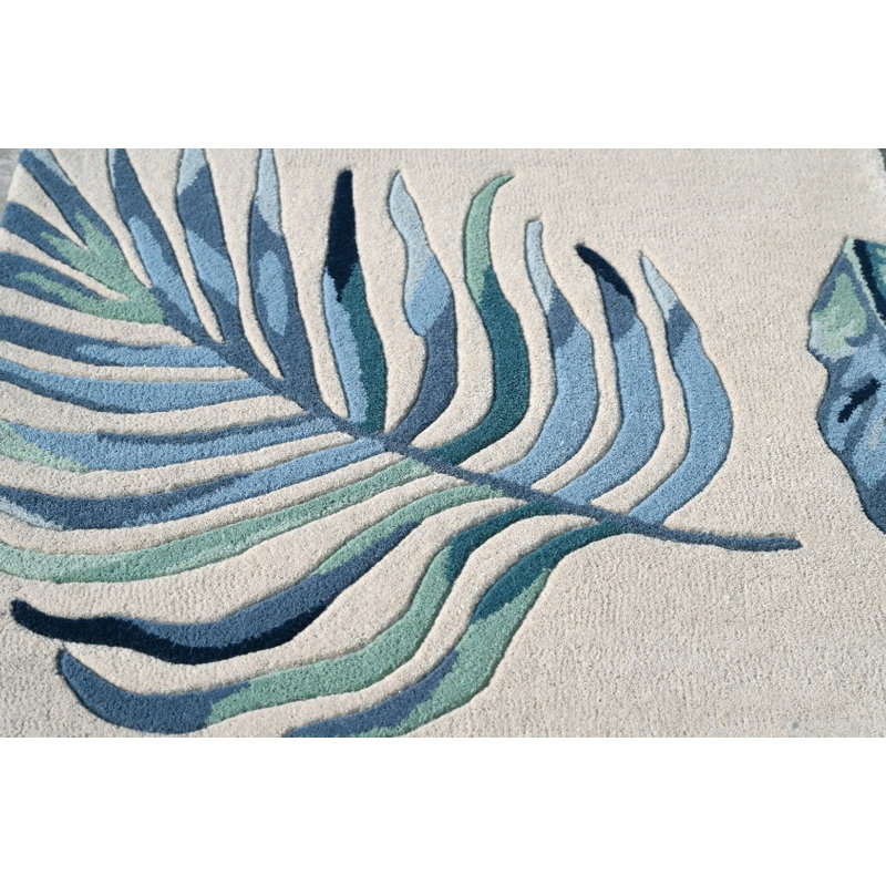Tapis en laine touffeté à la main Angelissa, Rectangle 3 pi 3 po x 5 pi 3 po