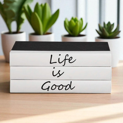 Quote Entertainment Decorative Book
