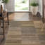 Spectrum Striped Hand-Knotted Wool Brown/Gray Area Rug-40705524-125005115