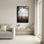 «Autumn Apple Orchard with Ladder and Misty Lake», art mural sur toile-156847705
