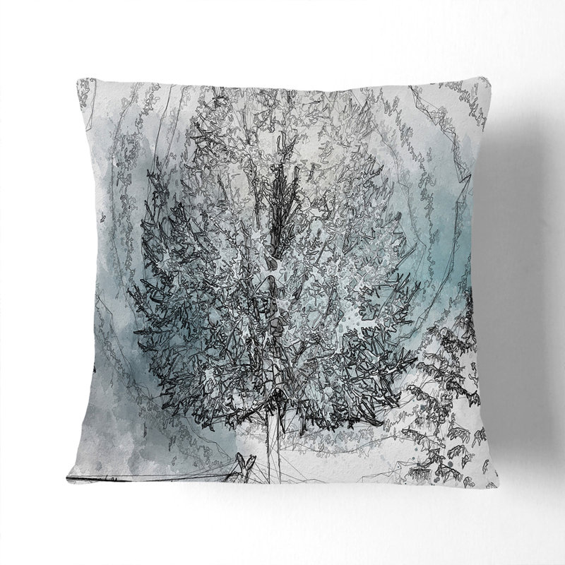 Square Cushion, 40cm H x 40cm W x 15cm D, White