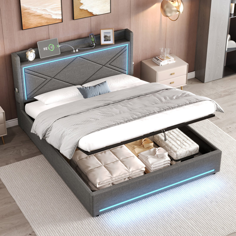 Ottoman Storage Bed, Double (4'6)