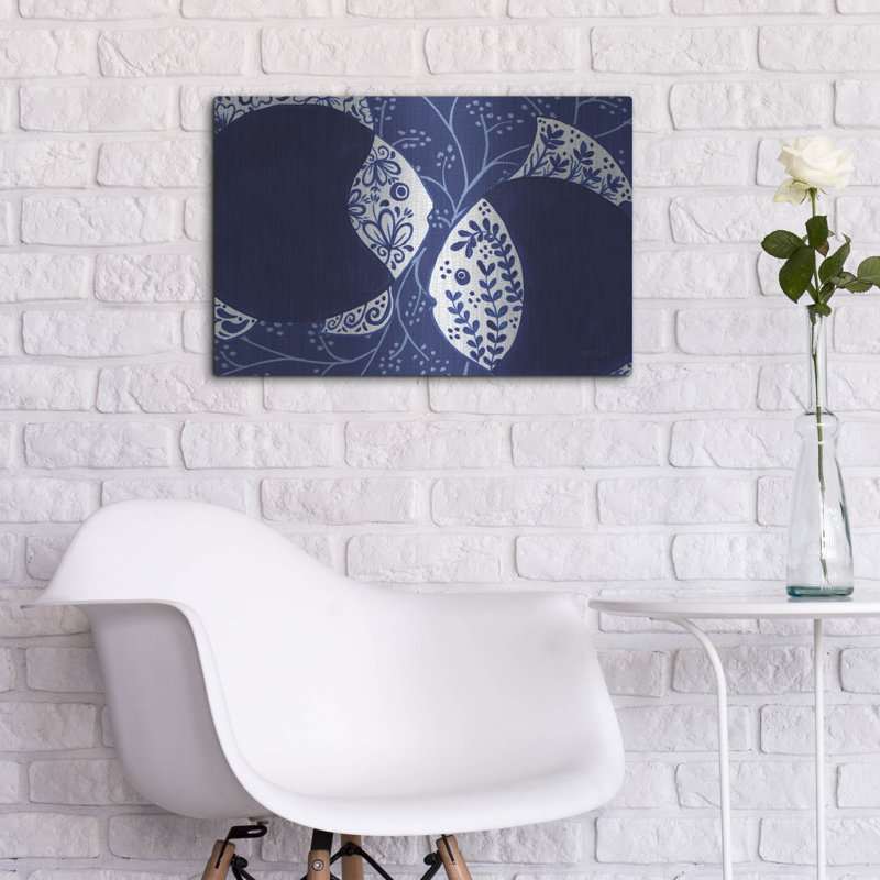 Art mural en métal Coastal Chinoiserie 9 pi par Yvette St. Amant, 36 po x 24 po, H 16 po x l 24 po