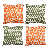 Green/Orange Striped