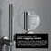 Solid Brass Temperature Display Shower System with Rough-in Valve