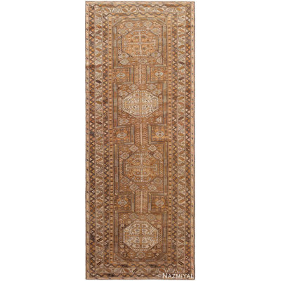 Gallery Size Tribal Antique Caucasian Shirvan Rug