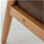 Fauteuil de style moderne Mid-Century de 25,38 po de largeur, brun-297181813