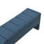 Modern Bed End Bench with Storage,Upholstered Large Foot Rest Stool, Comfy Window Vanity Bench for Living Room,Bedroom,Dorm,Coffee Table,Linen Navy Blue