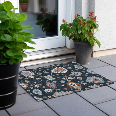 Malchow 30 in. x 20 in. Non-Slip Indoor Outdoor Door Mat